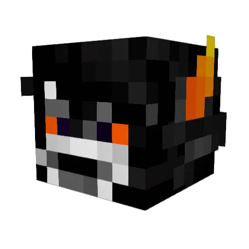 FerrymanCharon Minecraft avatar head, 3D render