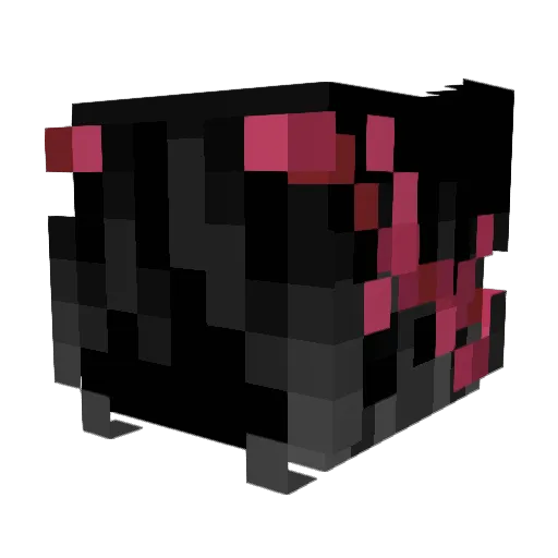 Fersis Minecraft avatar head, 3D render