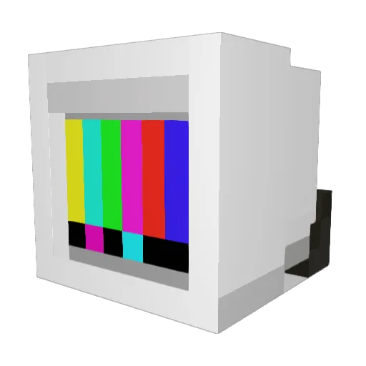 Fersonn Minecraft avatar head, 3D render