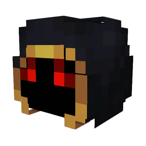 Ferstu Minecraft avatar head, 3D render