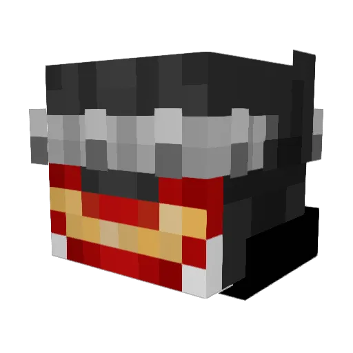 Ferwilikins Minecraft avatar head, 3D render