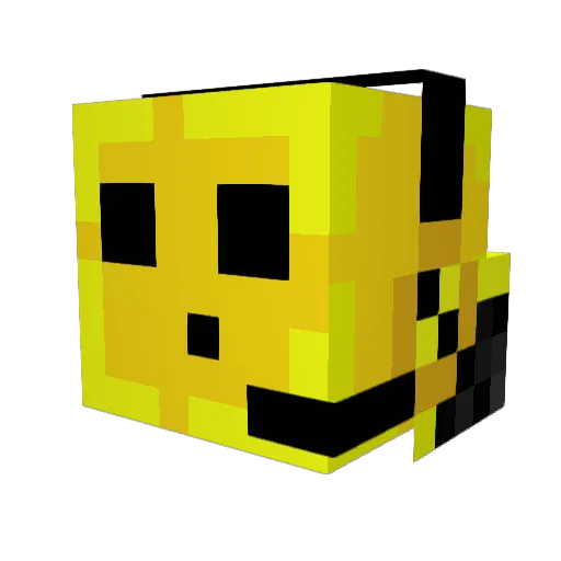 Feryjun Minecraft avatar head, 3D render