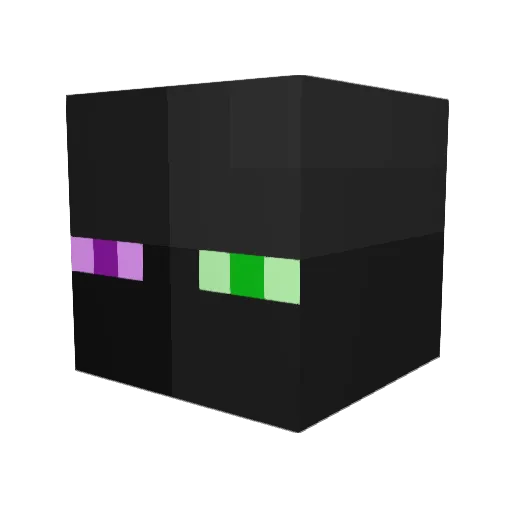 Festerbooth Minecraft avatar head, 3D render