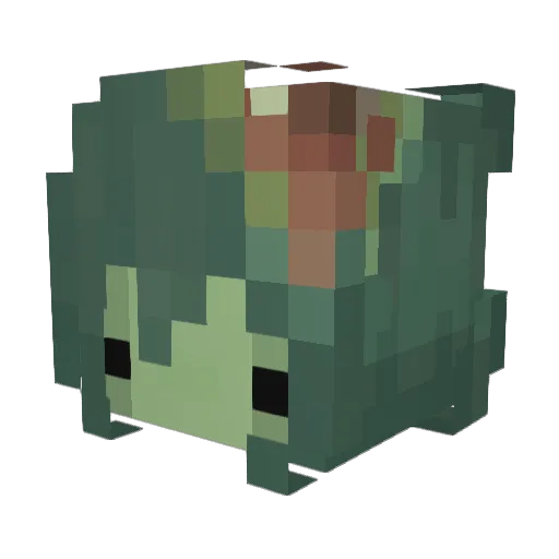 Fetish Minecraft avatar head, 3D render