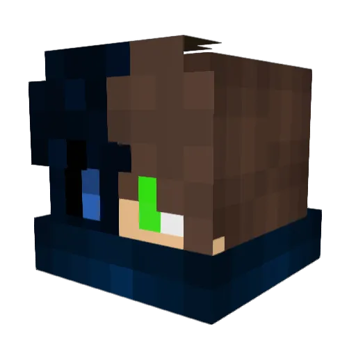 Feuchte_Sofia Minecraft avatar head, 3D render