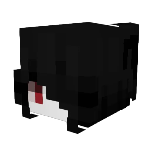 Feudalistic Minecraft avatar head, 3D render