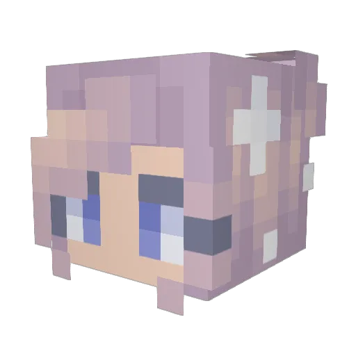 FeuerFlamme12 Minecraft avatar head, 3D render