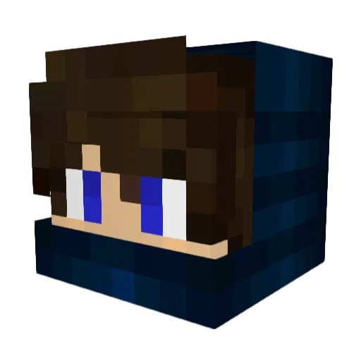 FeuerNinja1 Minecraft avatar head, 3D render