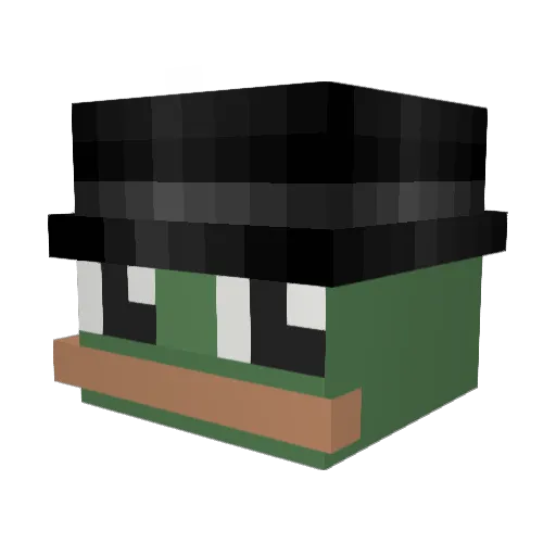 Feuerpinsel123 Minecraft avatar head, 3D render