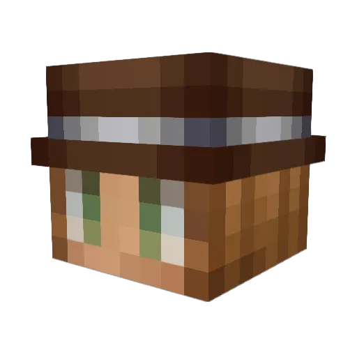 Feur1ge_Ente Minecraft avatar head, 3D render
