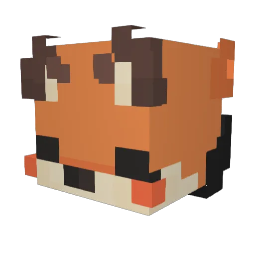 FeverDream29 Minecraft avatar head, 3D render