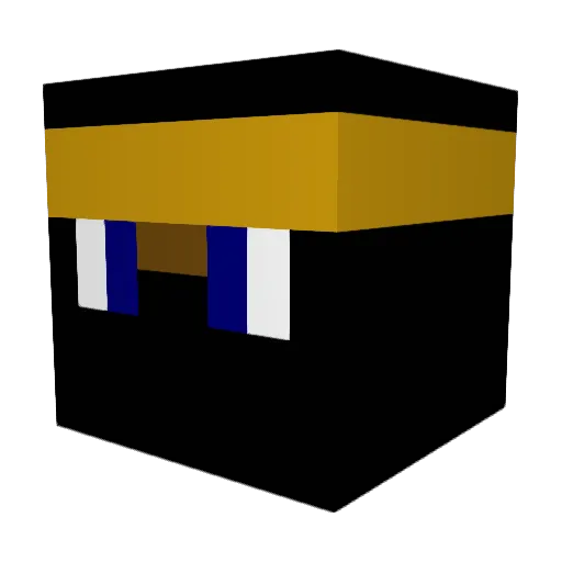 FewaOG Minecraft avatar head, 3D render