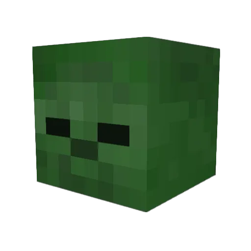 FewlyKewly Minecraft avatar head, 3D render