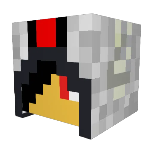 Fewstera Minecraft avatar head, 3D render