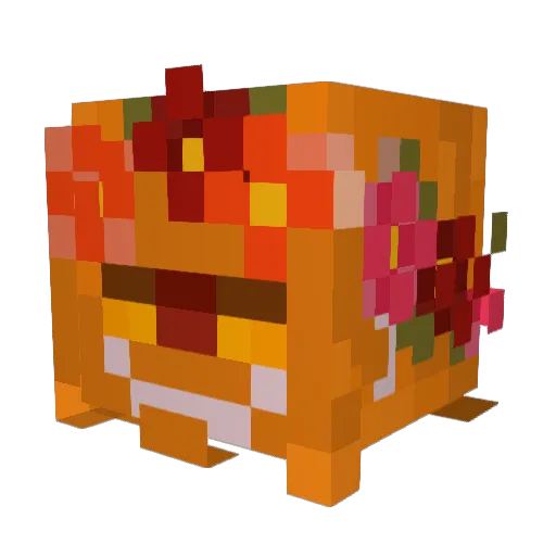 Feynren Minecraft avatar head, 3D render