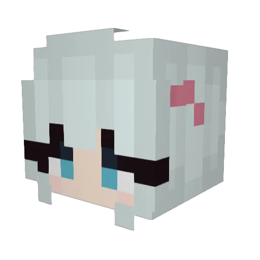 FezMLG Minecraft avatar head, 3D render