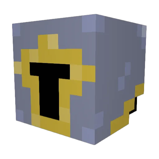 Fezzee Minecraft avatar head, 3D render