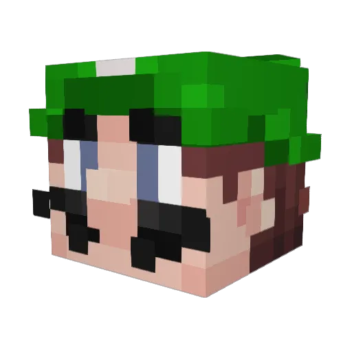 Fezzic181 Minecraft avatar head, 3D render