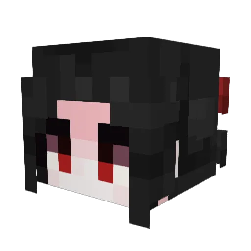 FgRedjed Minecraft avatar head, 3D render