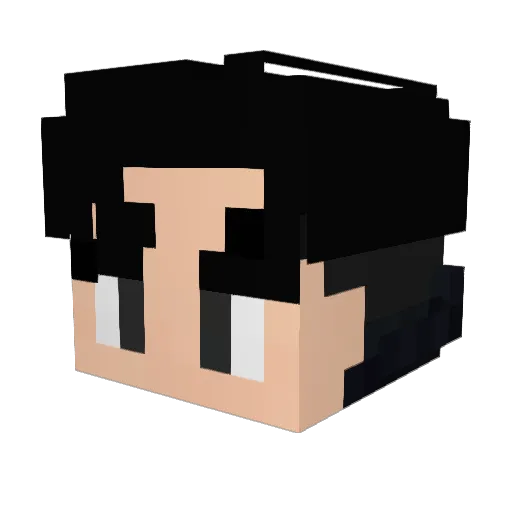 FhatNguyn Minecraft avatar head, 3D render