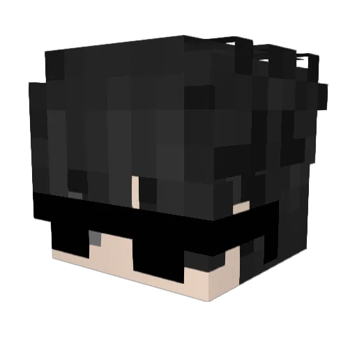 FhiroHatesSimps Minecraft avatar head, 3D render