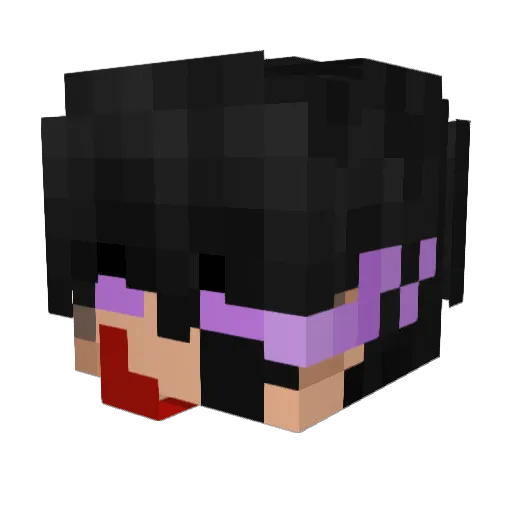 FhyOp Minecraft avatar head, 3D render