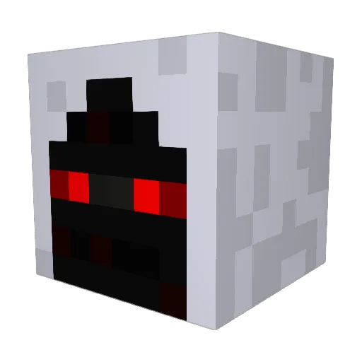 FiFTX Minecraft avatar head, 3D render