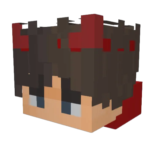 FiRe_BiRd_caRry_ Minecraft avatar head, 3D render