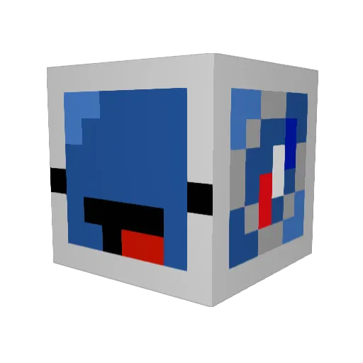 FiShYogAsTyX Minecraft avatar head, 3D render