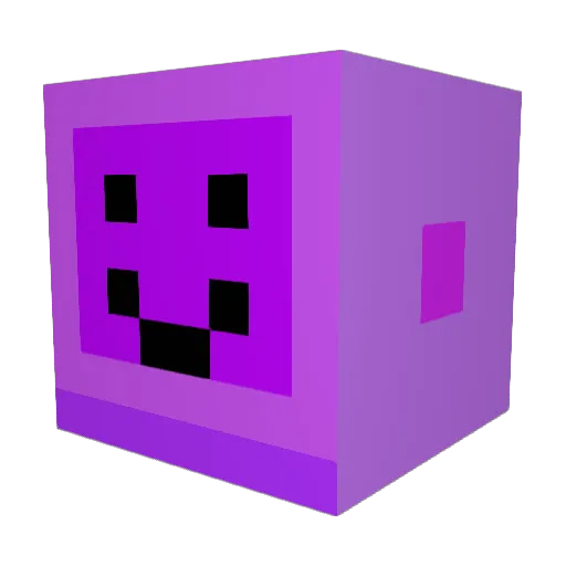 FiZeee Minecraft avatar head, 3D render