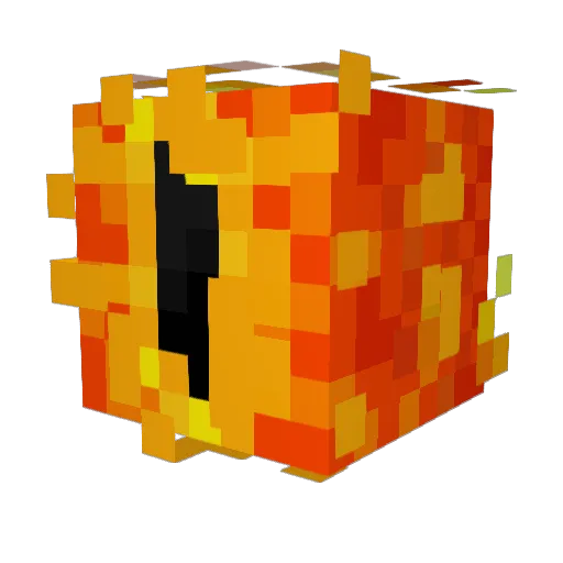 Fiammaceleste Minecraft avatar head, 3D render