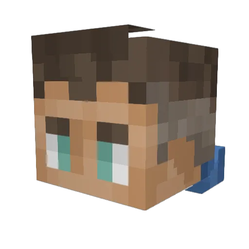 Fian_Tastic Minecraft avatar head, 3D render