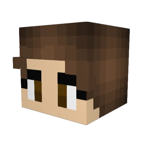 FiansoDuBinks Minecraft avatar head, 3D render