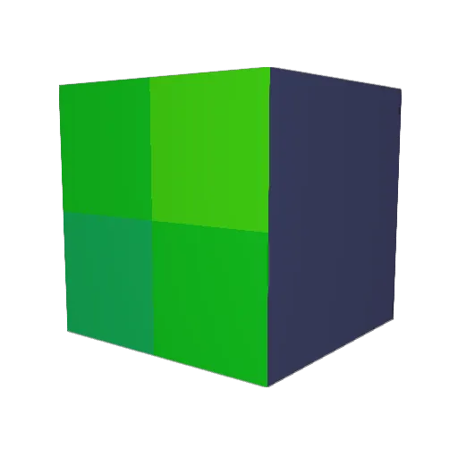 Fiascosim Minecraft avatar head, 3D render