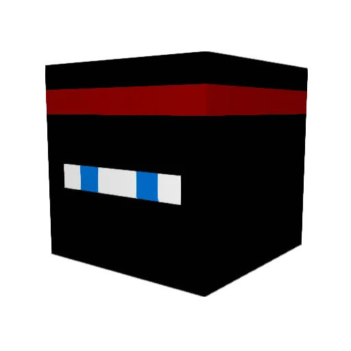 FiatPinda Minecraft avatar head, 3D render