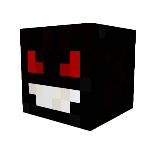 Fibbah Minecraft avatar head, 3D render