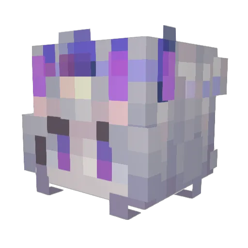 FicaHaHaHaHa Minecraft avatar head, 3D render