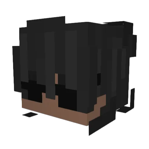 Fice21 Minecraft avatar head, 3D render