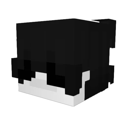 Ficerop Minecraft avatar head, 3D render