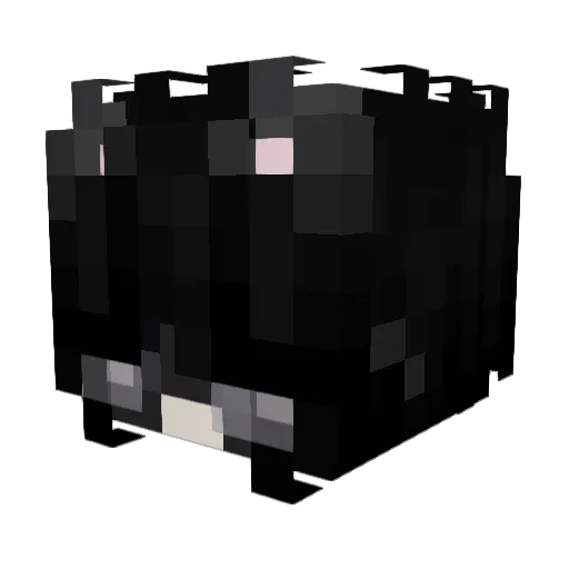 Ficheiro Minecraft avatar head, 3D render