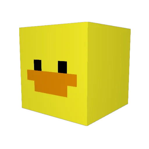 Fico_M Minecraft avatar head, 3D render