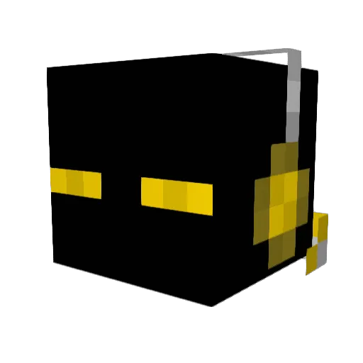 Fidalguino Minecraft avatar head, 3D render