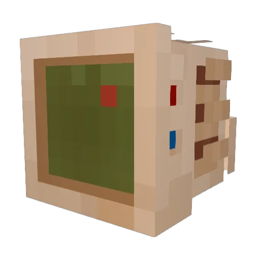 FidgetyJeans Minecraft avatar head, 3D render