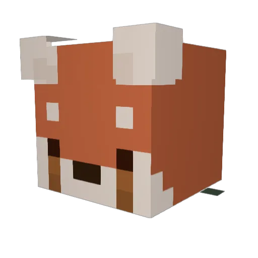 Fido_da_fly Minecraft avatar head, 3D render