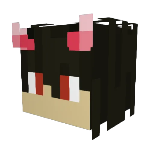 Fienchen21 Minecraft avatar head, 3D render