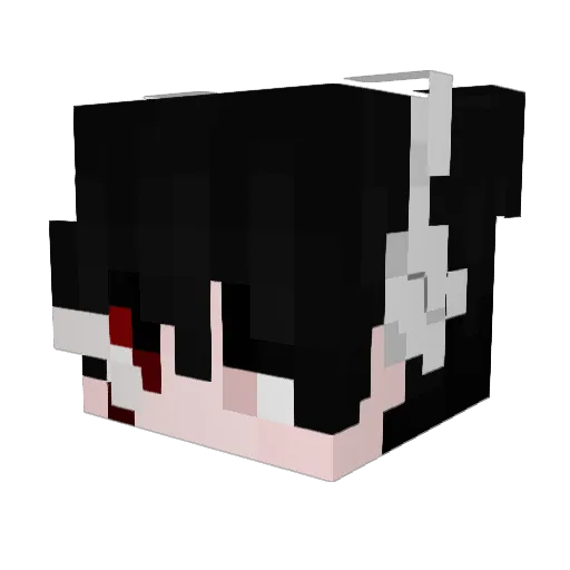 FierceAlly Minecraft avatar head, 3D render