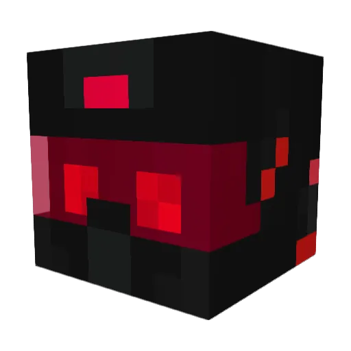 FiereCrafter Minecraft avatar head, 3D render