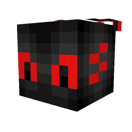 Fiery_the_Dragon Minecraft avatar head, 3D render
