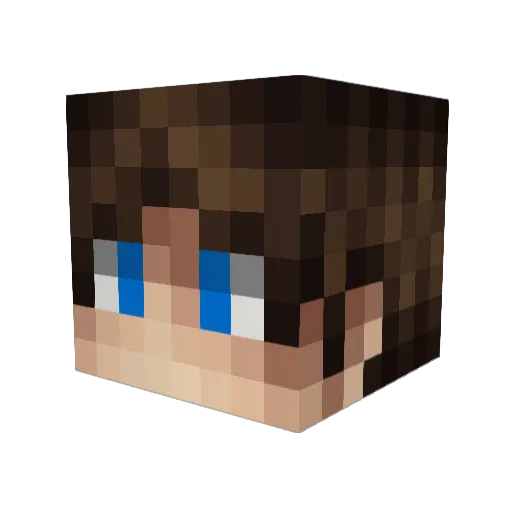 FifaSlave24 Minecraft avatar head, 3D render