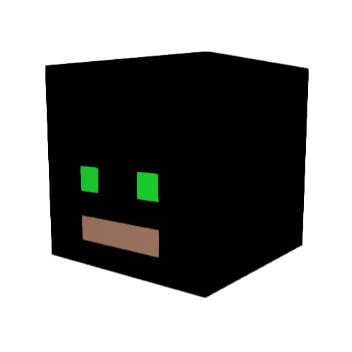Fiffi10 Minecraft avatar head, 3D render